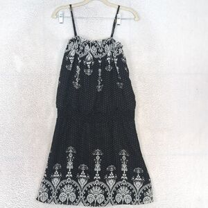 Love On A Hanger Women's Black Spaghetti Strap‎ Knee Length Dress Size S/M